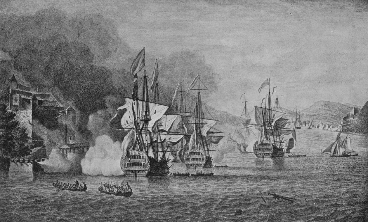 Vernon Portobellóban, 1740 alkotó: Samuel Scott