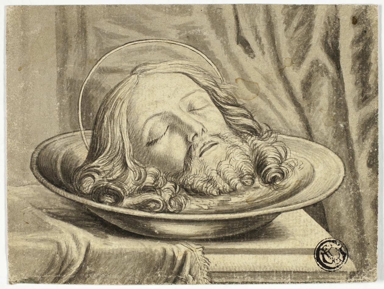 Keresztelő János feje a töltőn alkotó: Samuel Shelley