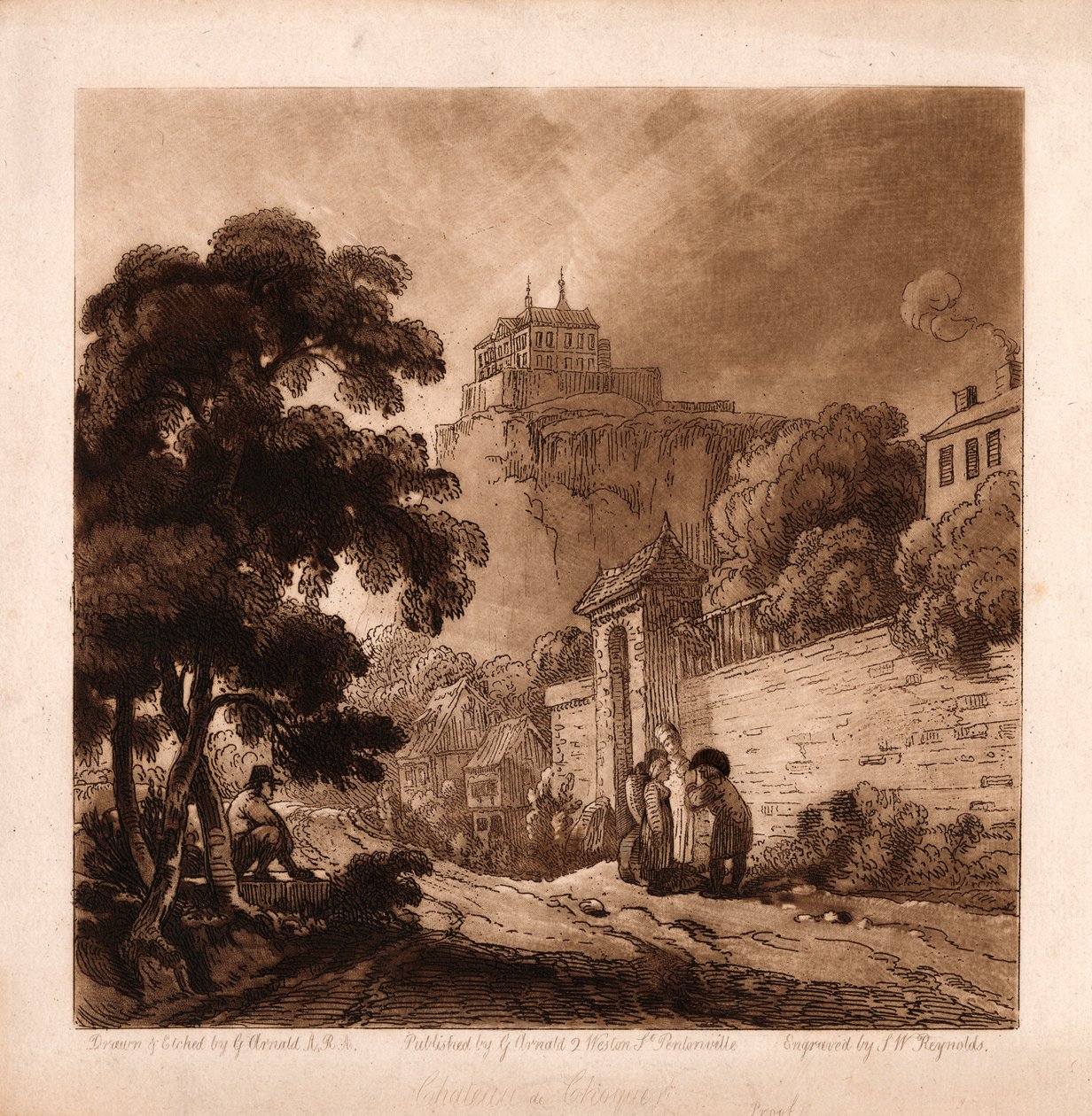 Chateau de Choquer alkotó: Samuel William Reynolds