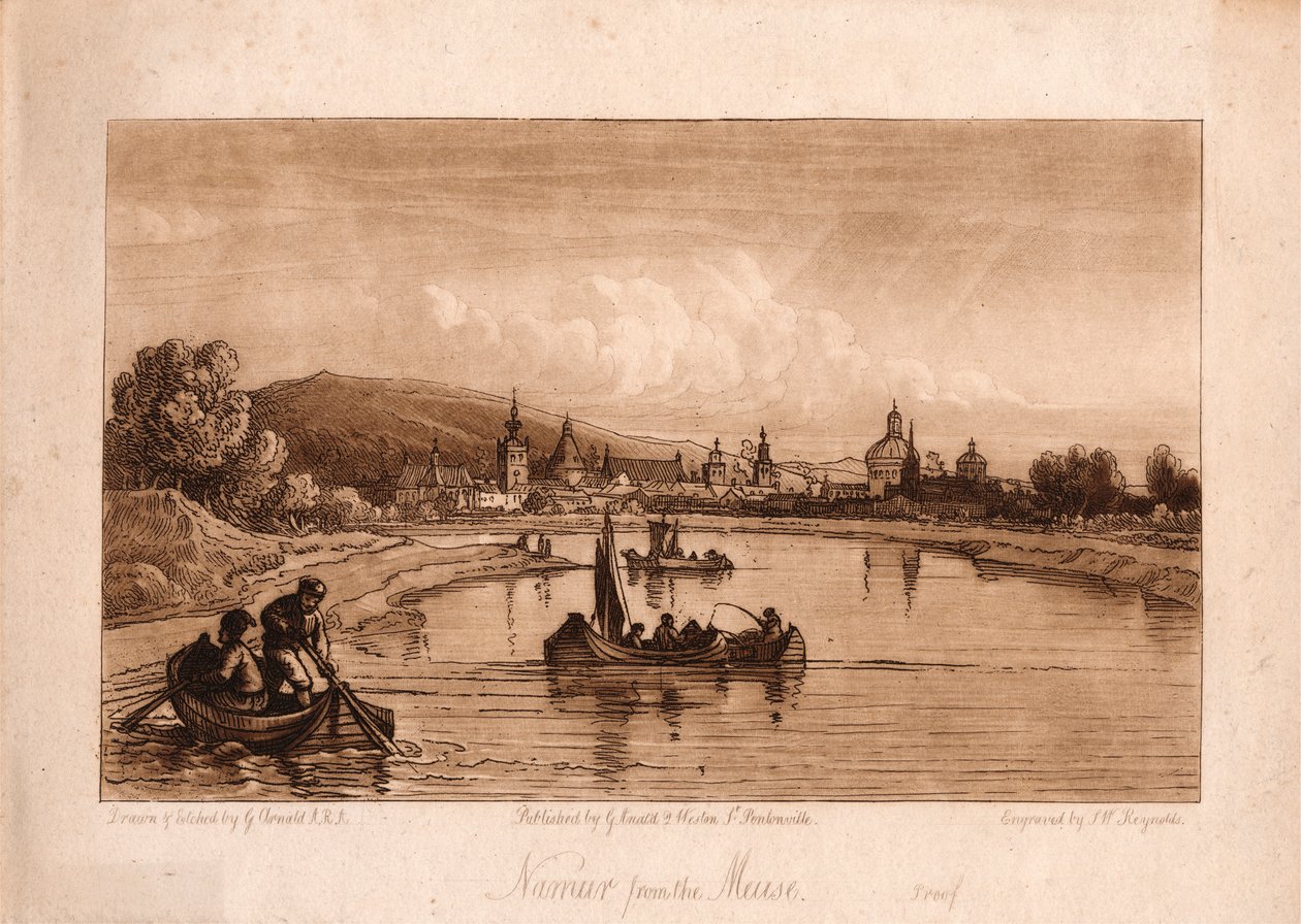 Namur a Meuse-ból alkotó: Samuel William Reynolds