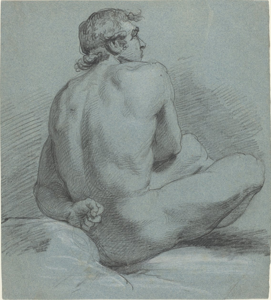 Ülő férfi akt alkotó: Samuel Woodforde