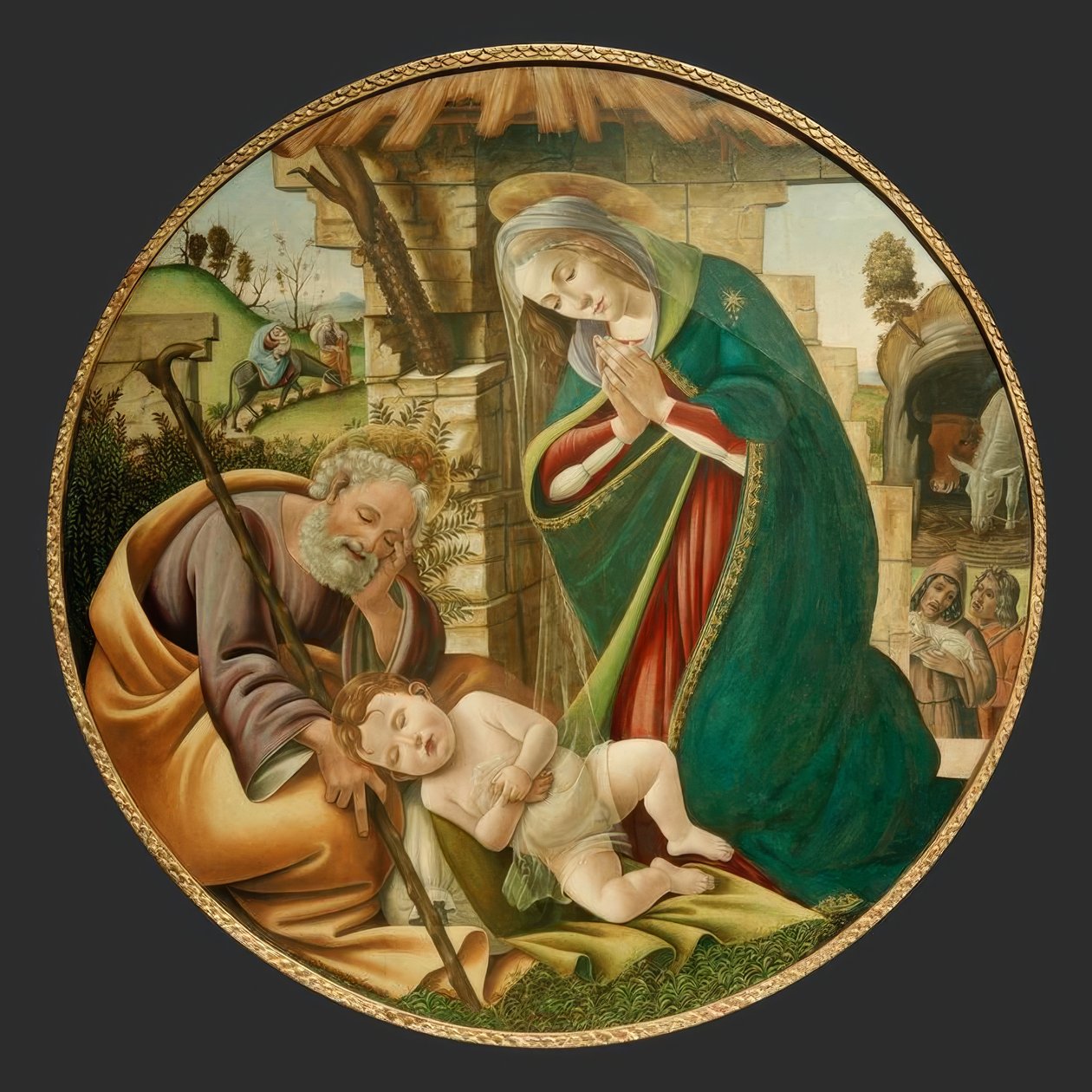 A gyermek imádása alkotó: Sandro Botticelli