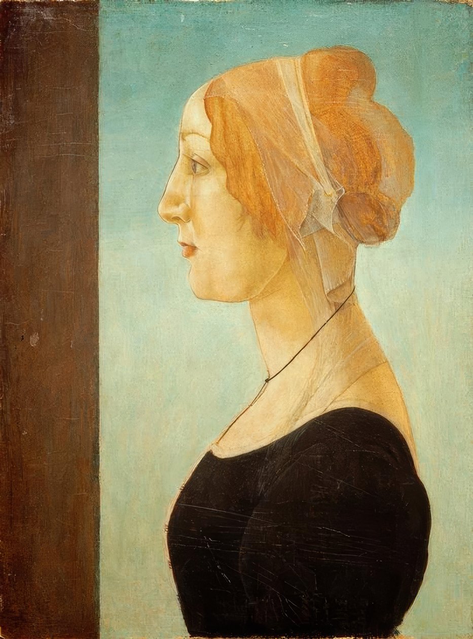 Egy nő portréja alkotó: Sandro Botticelli