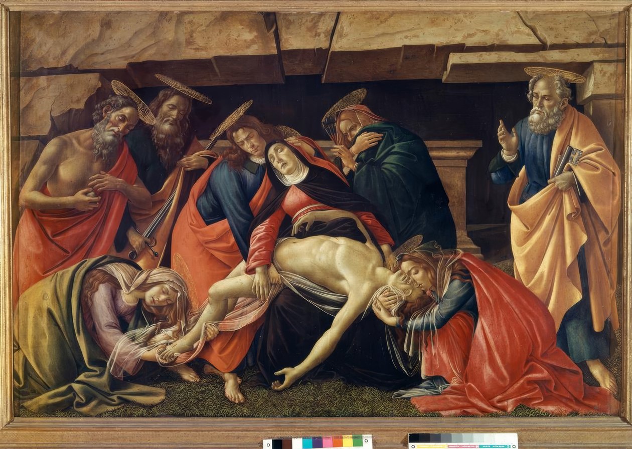 Krisztus siralma alkotó: Sandro Botticelli