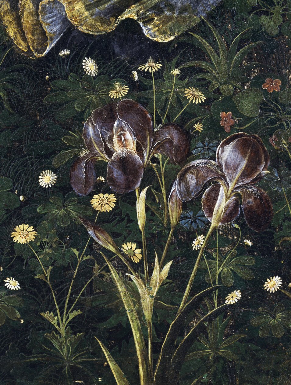 Primavera, 1478 körül, tempera, tábla, részlet az 558-ból alkotó: Sandro Botticelli