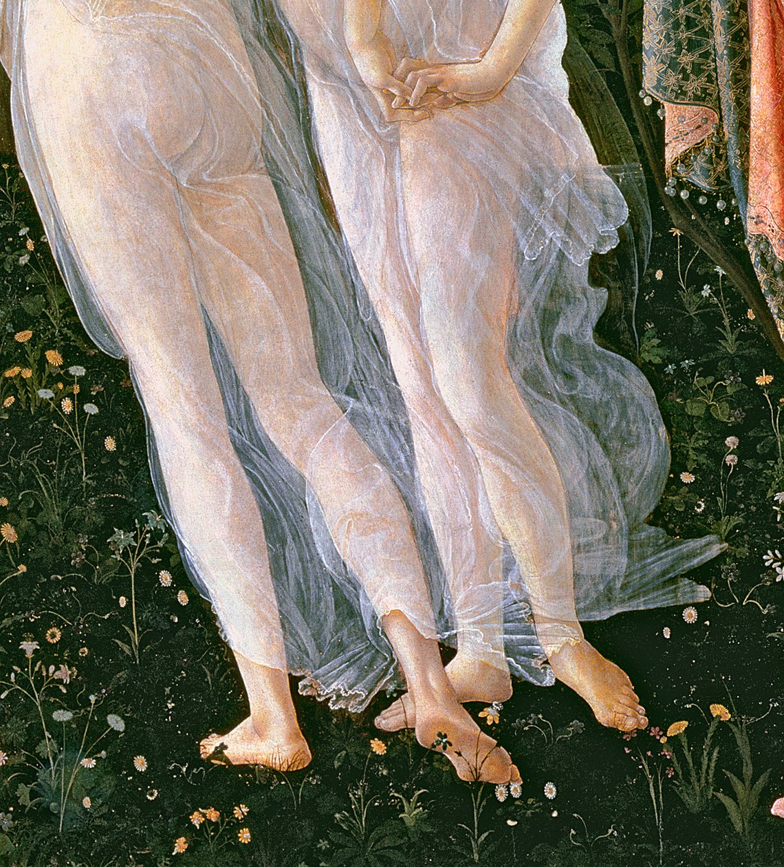 Primavera, 1478 körül, tempera az 558-as panelrészleten alkotó: Sandro Botticelli
