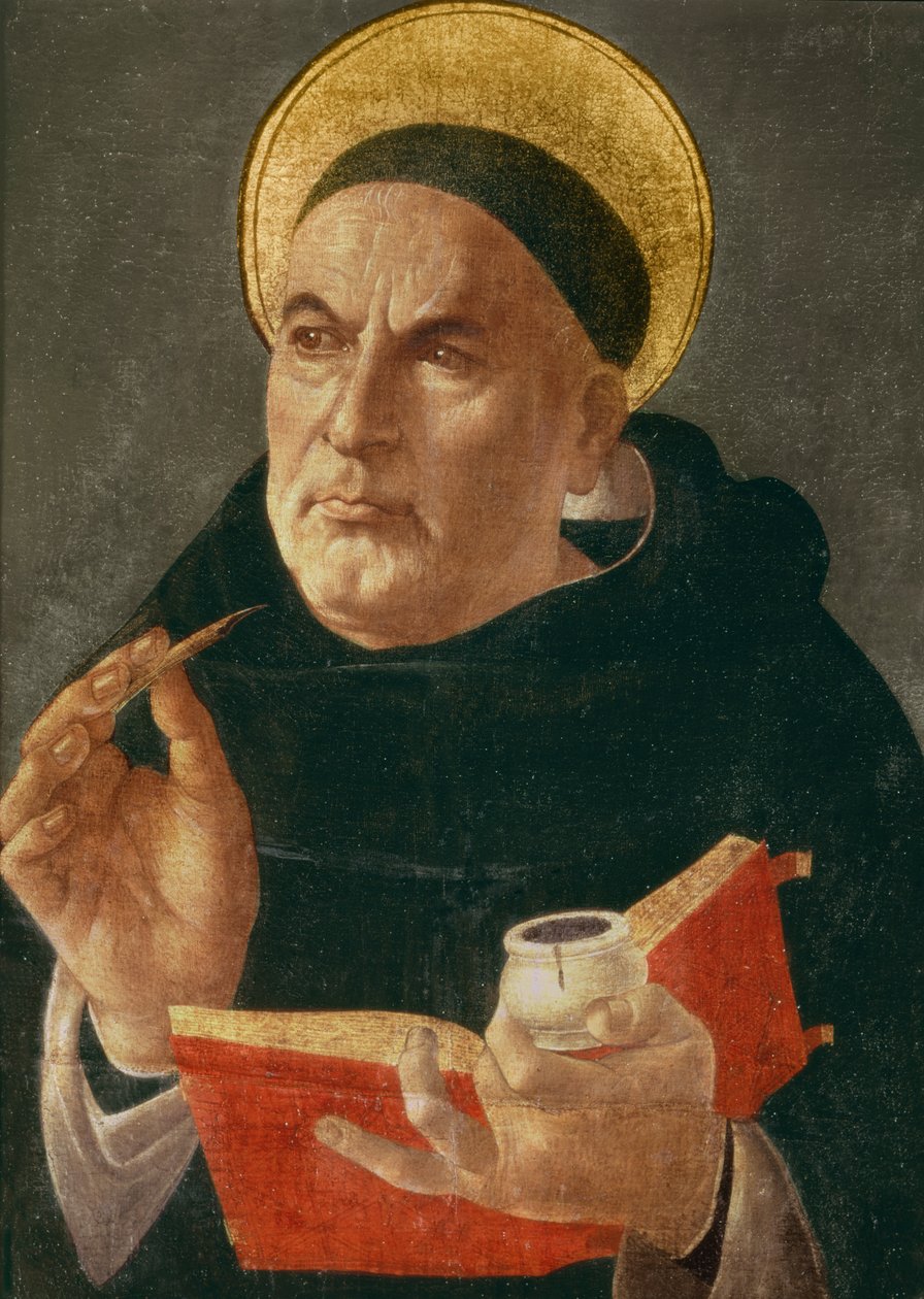 Aquinói Szent Tamás alkotó: Sandro Botticelli