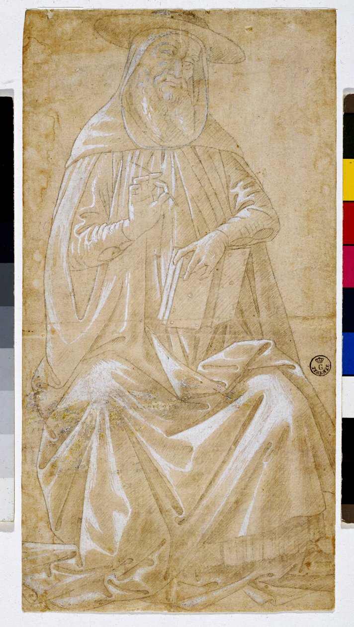 Tanulmány Szent Jeromosról (rajz) alkotó: Sandro Botticelli
