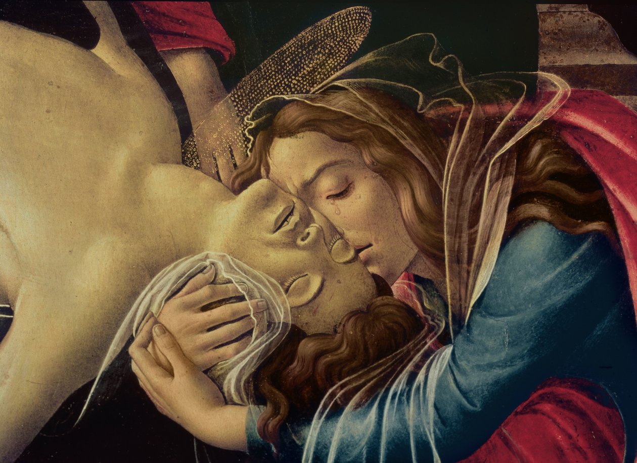 Krisztus siralma, 1490 körül (604. részlet) alkotó: Sandro Botticelli