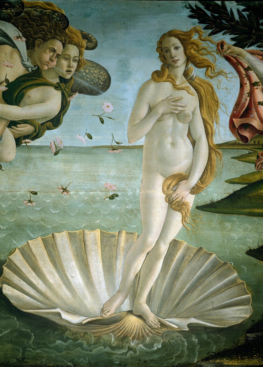 A Vénusz születése (részlet) alkotó: Sandro Botticelli