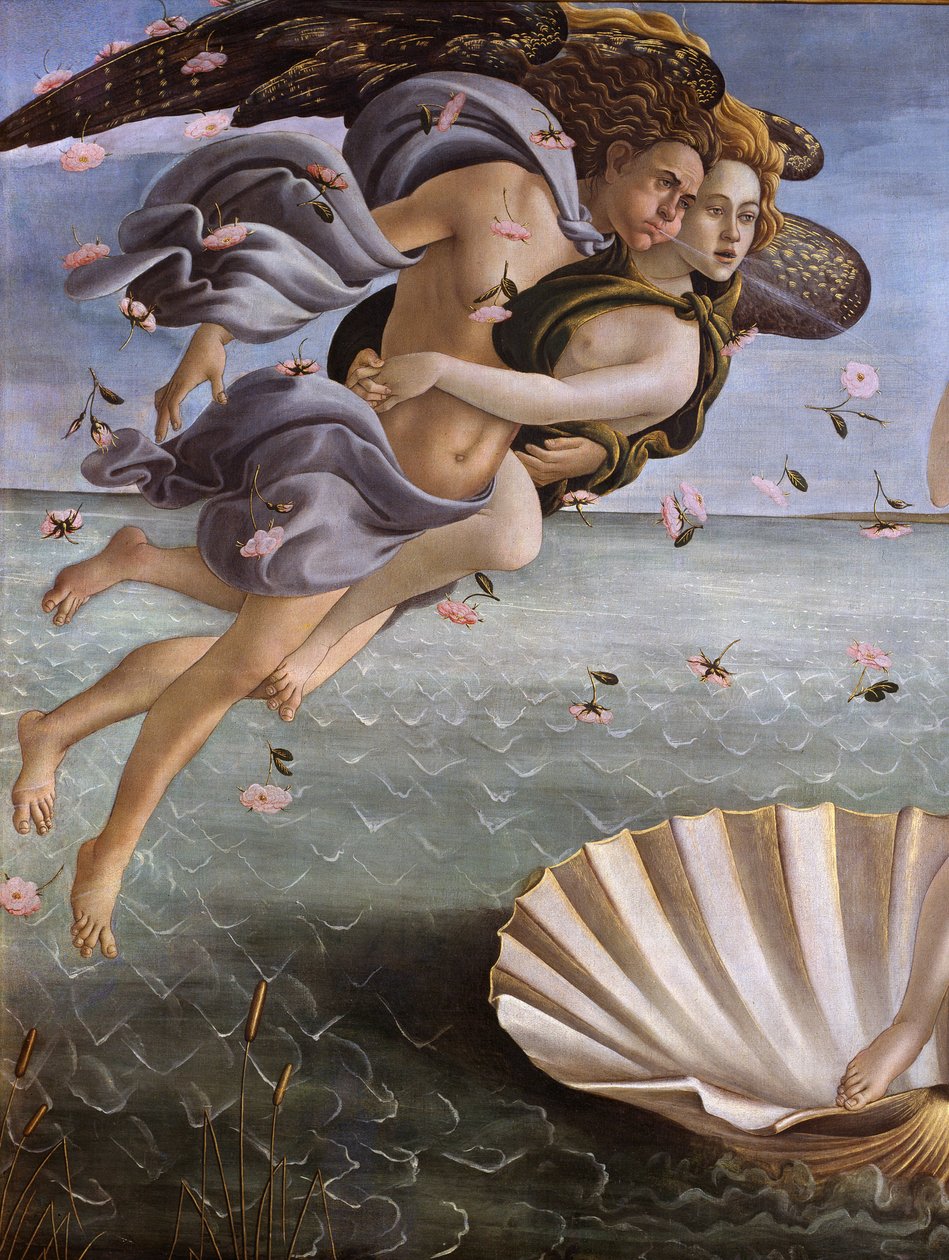 A Vénusz születése (részlet) alkotó: Sandro Botticelli