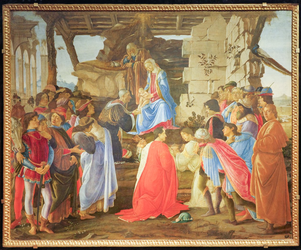 A bölcsek imádása alkotó: Sandro Botticelli