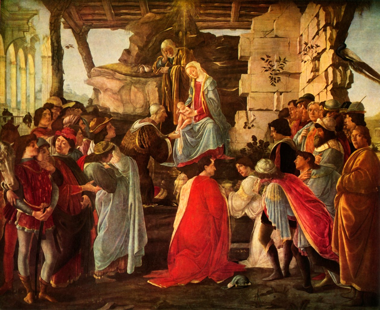 Mágusok imádása, 1476, 1937. alkotó: Sandro Botticelli