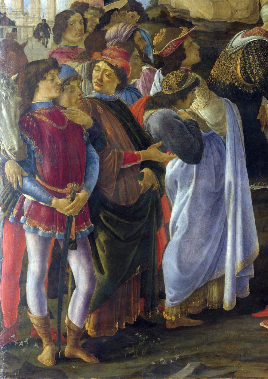 A bölcsek imádása részlet alkotó: Sandro Botticelli