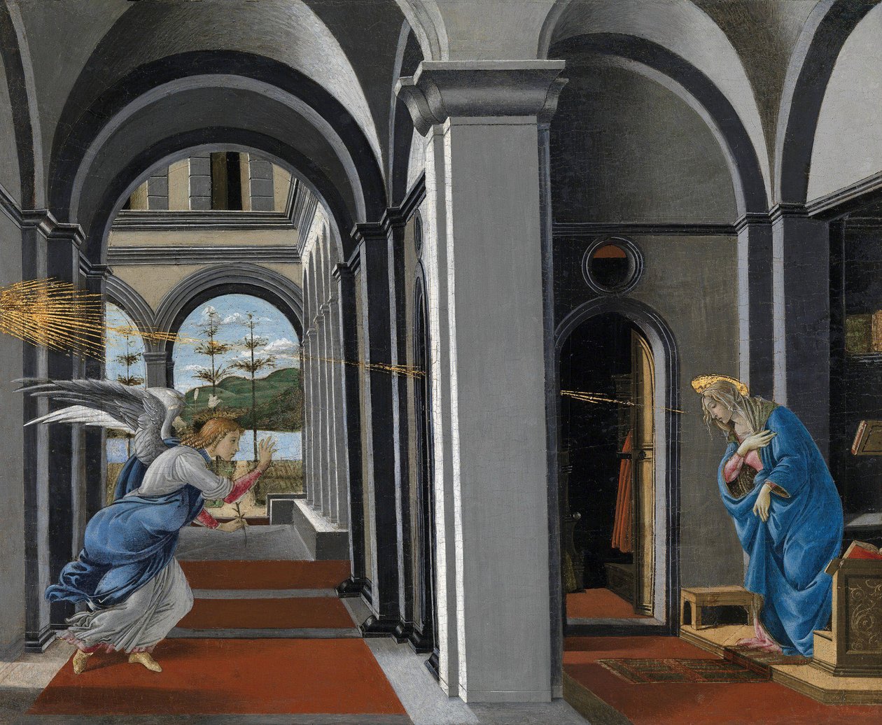 Annunciation alkotó: Sandro Botticelli
