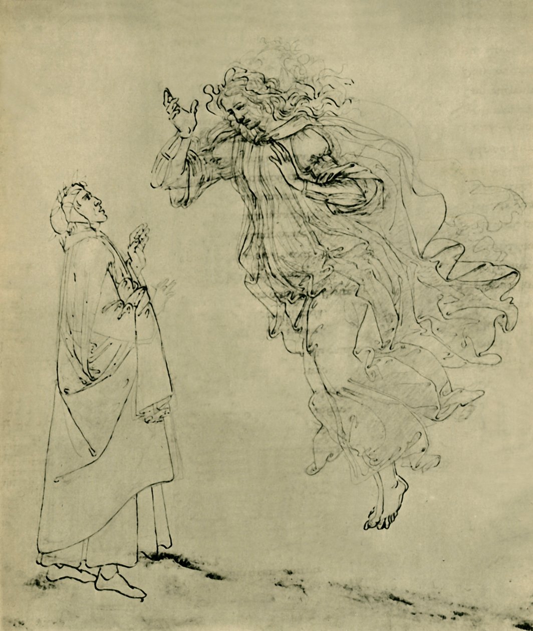 Dante és Beatrice, 1492-1495, 1943. alkotó: Sandro Botticelli