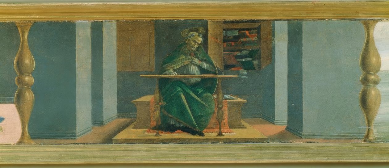 Szent Ágoston a cellában alkotó: Sandro Botticelli