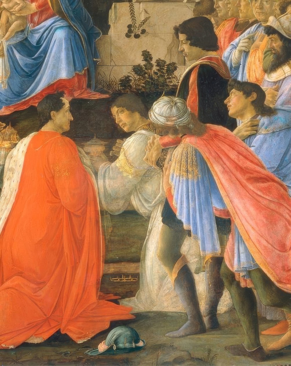 A mágusok imádása alkotó: Sandro Botticelli