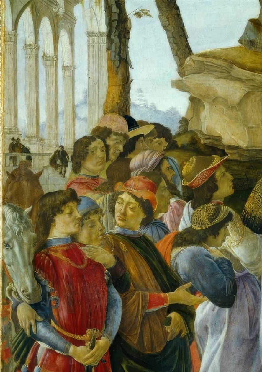 A mágusok imádása alkotó: Sandro Botticelli