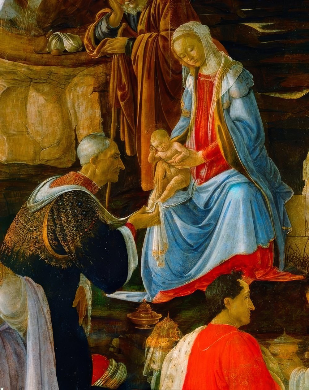 A bölcsek imádása alkotó: Sandro Botticelli