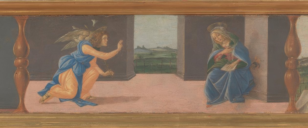 Az Angyali üdvözlet Máriának alkotó: Sandro Botticelli