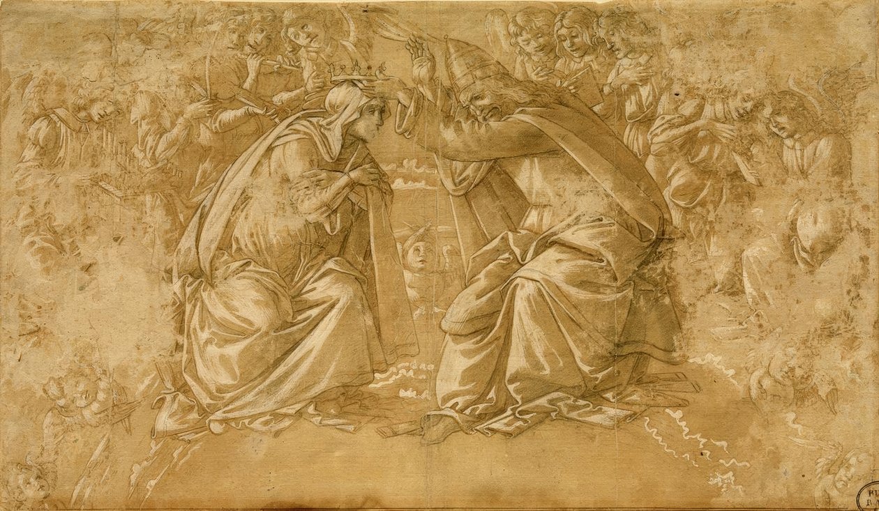 Mária koronázása alkotó: Sandro Botticelli