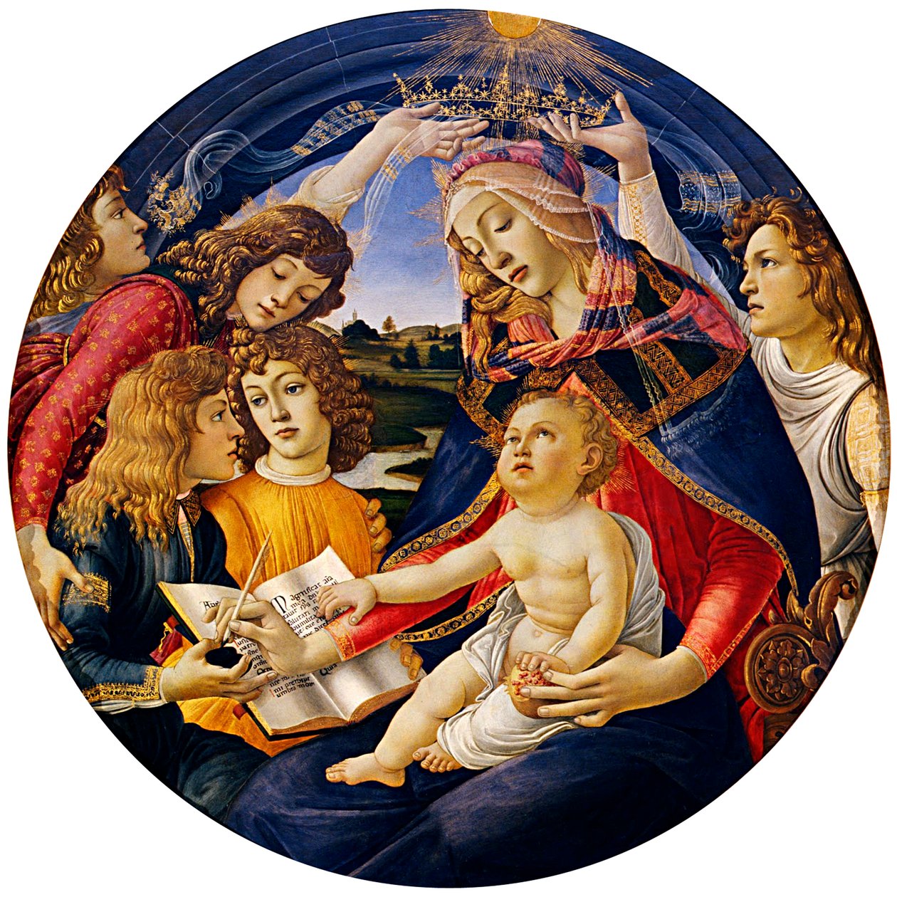 A Magnificat Madonna, 1483 alkotó: Sandro Botticelli
