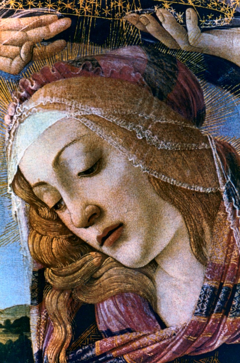 Magnificat Madonna részlete, 1482 alkotó: Sandro Botticelli