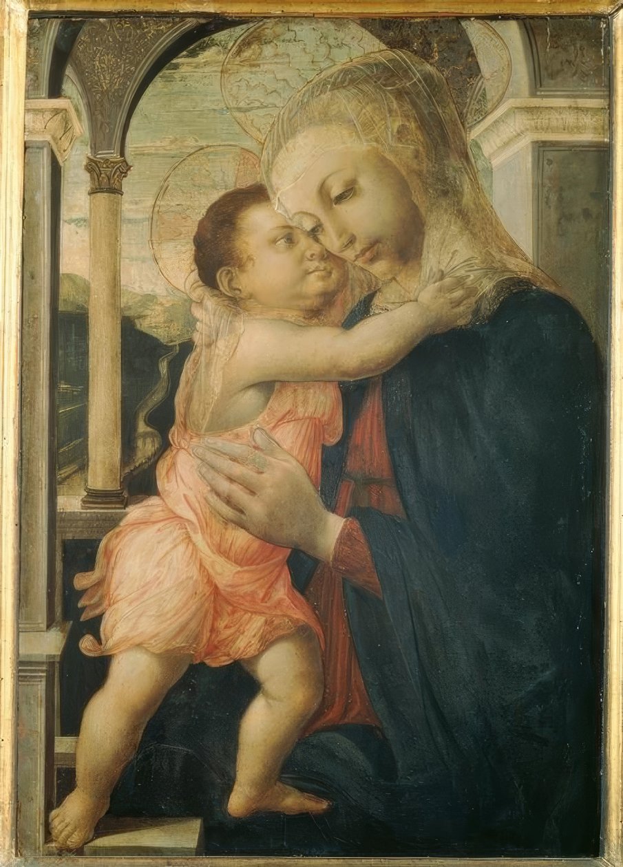 Mária gyermekével alkotó: Sandro Botticelli