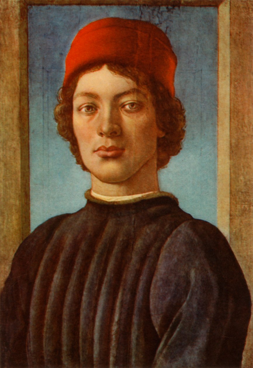 Ifjúsági portré, c1485, 1937. alkotó: Sandro Botticelli