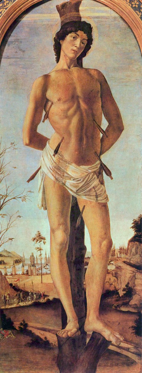 Szent Sebestyén, 1474. alkotó: Sandro Botticelli