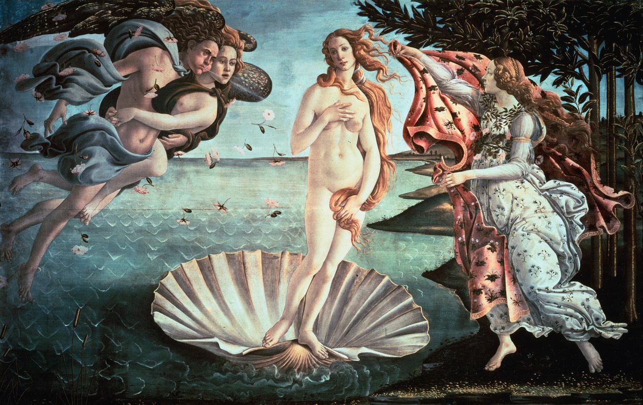 Vénusz születése, 1482 alkotó: Sandro Botticelli