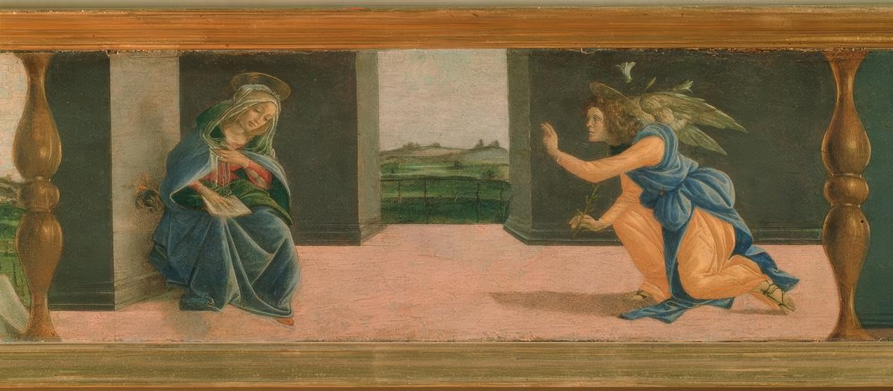 Angyali Üdvözlet alkotó: Sandro Botticelli