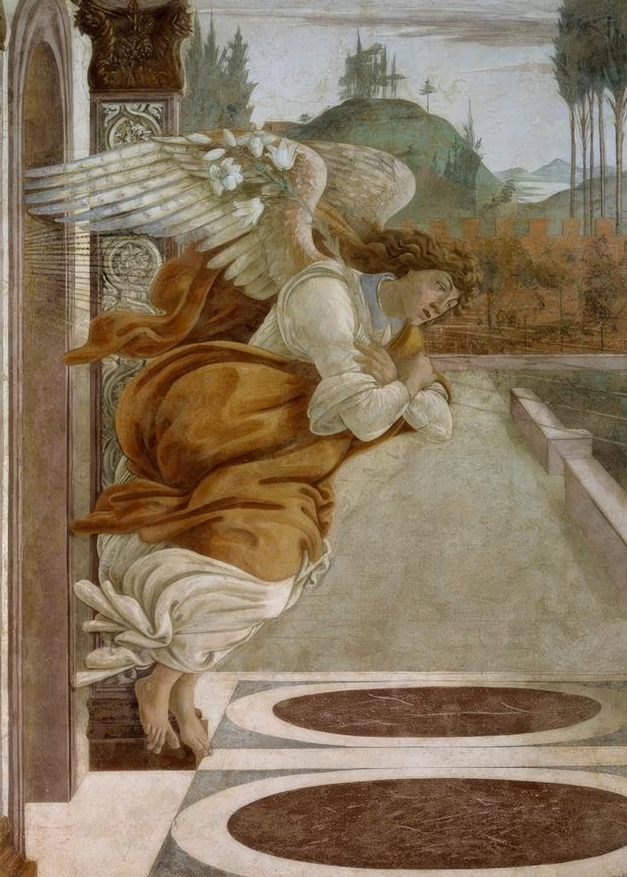 Angyali üdvözlet: S. Martino alkotó: Sandro Botticelli