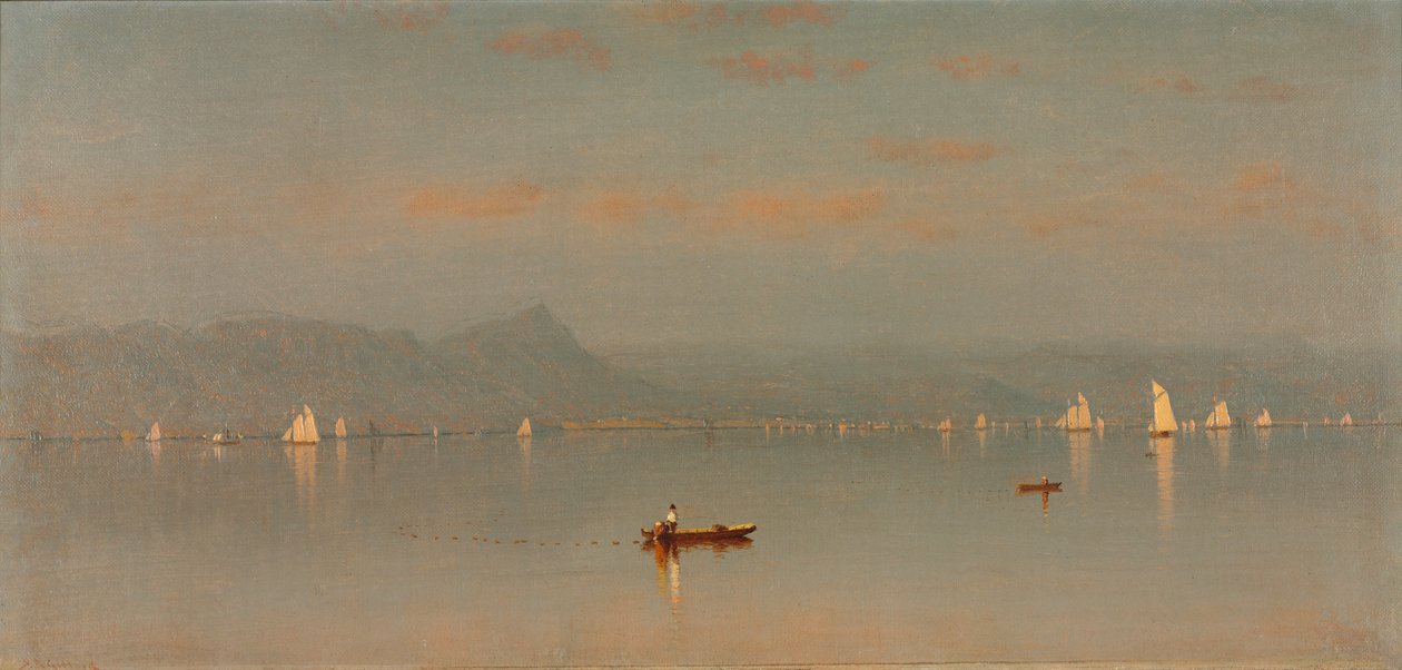 Haverstraw-öböl, 1868. alkotó: Sanford Robinson Gifford