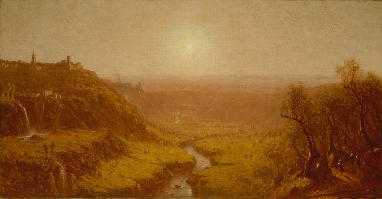 Tivoli, 1870. alkotó: Sanford Robinson Gifford