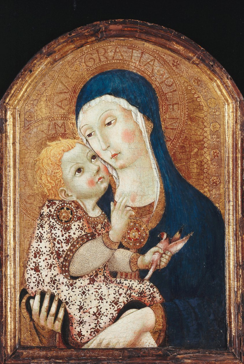 A Madonna és a gyermek alkotó: Sano di Pietro