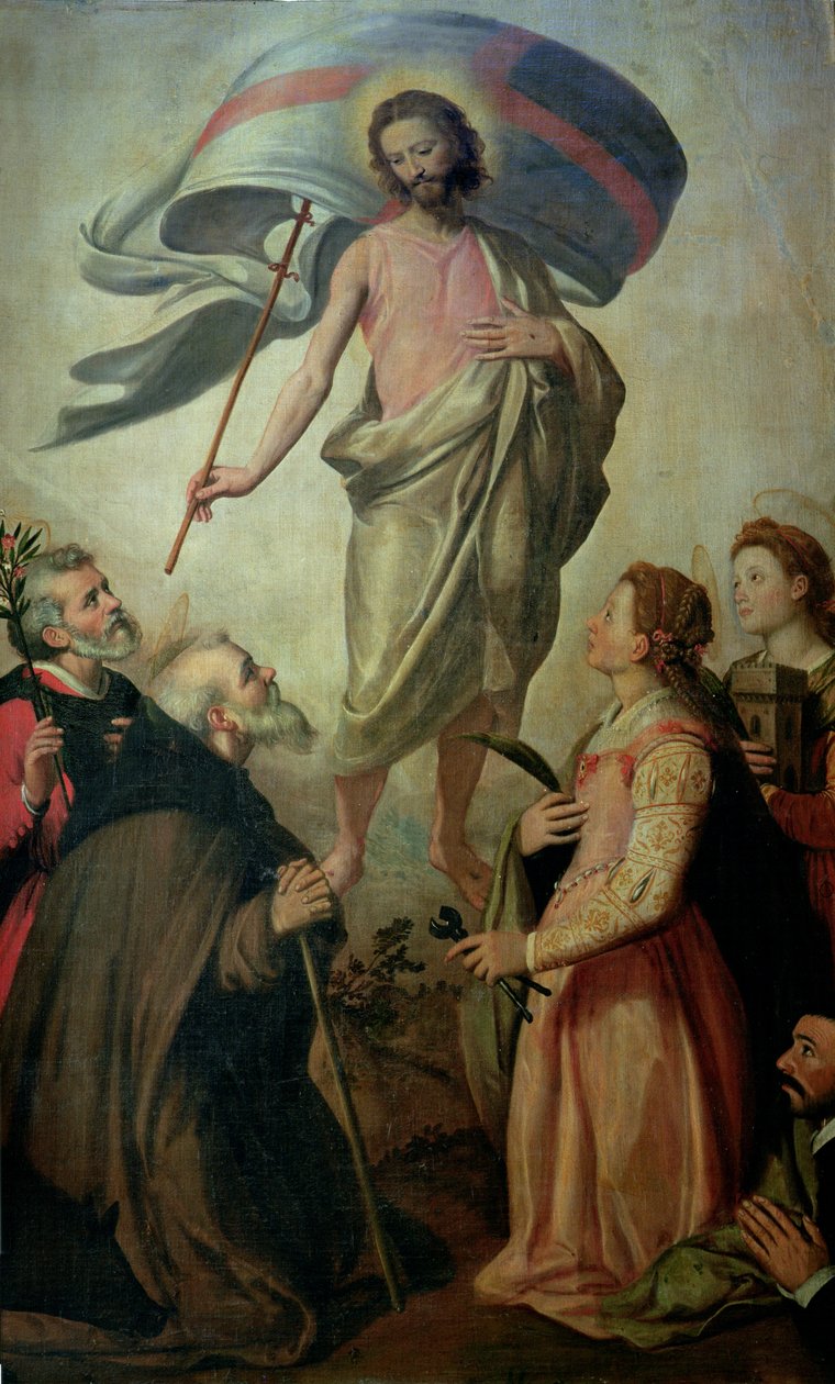 Krisztus mennybemenetele, 1595 alkotó: Santi di Tito