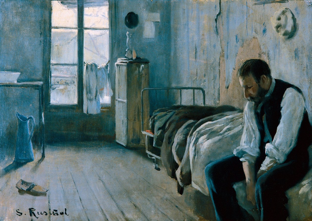 Az én szobám Párizsban alkotó: Santiago Rusinol i Prats