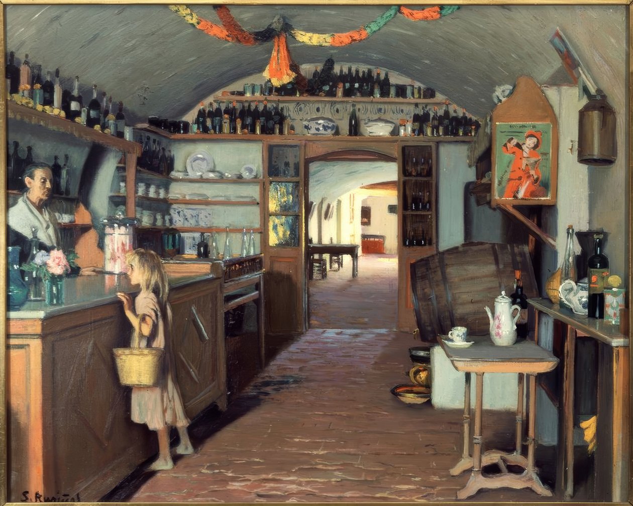 A kis kocsma alkotó: Santiago Rusiñol