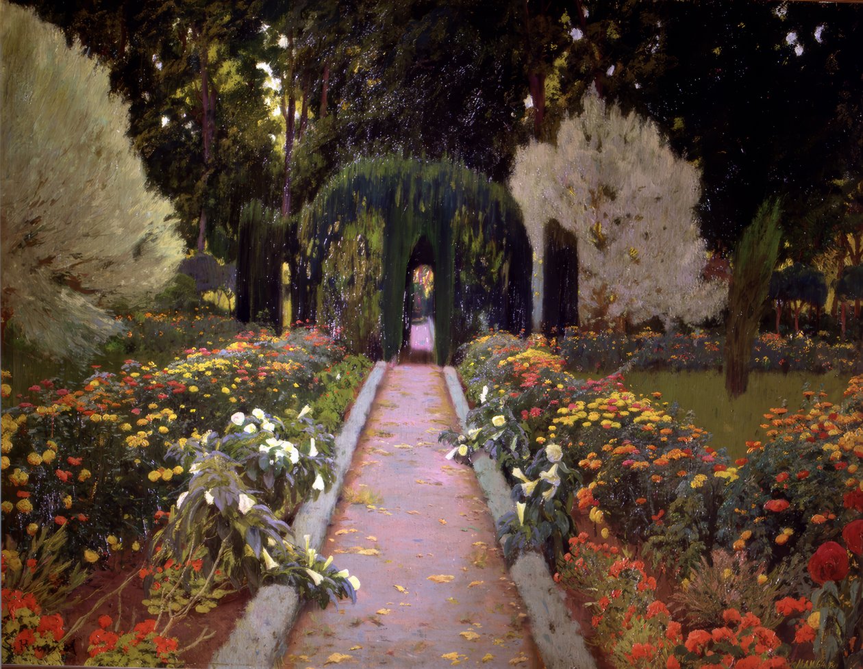 Aranjuez kertjei (A lugas) alkotó: Santiago Rusiñol