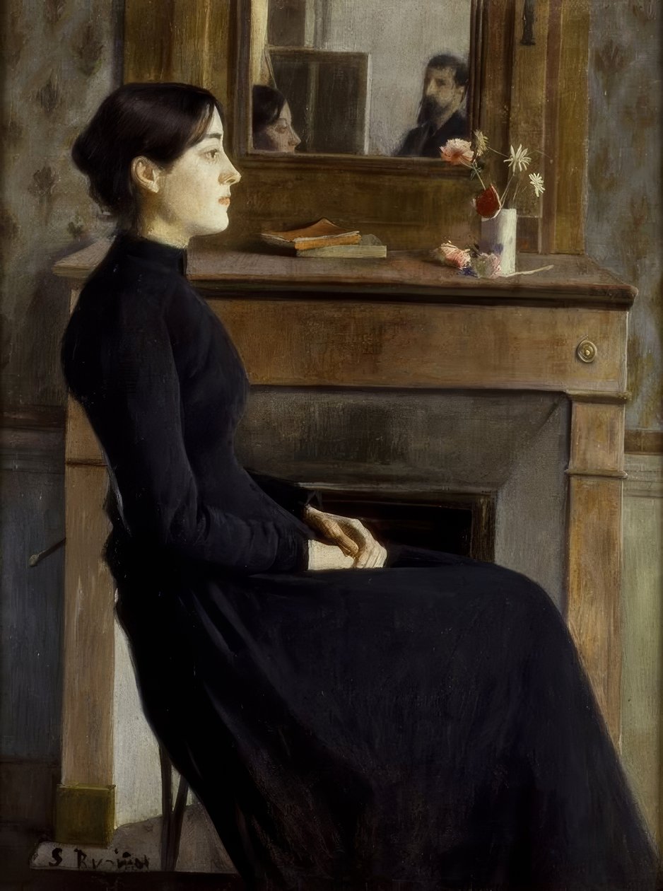 Nőies alak alkotó: Santiago Rusiñol