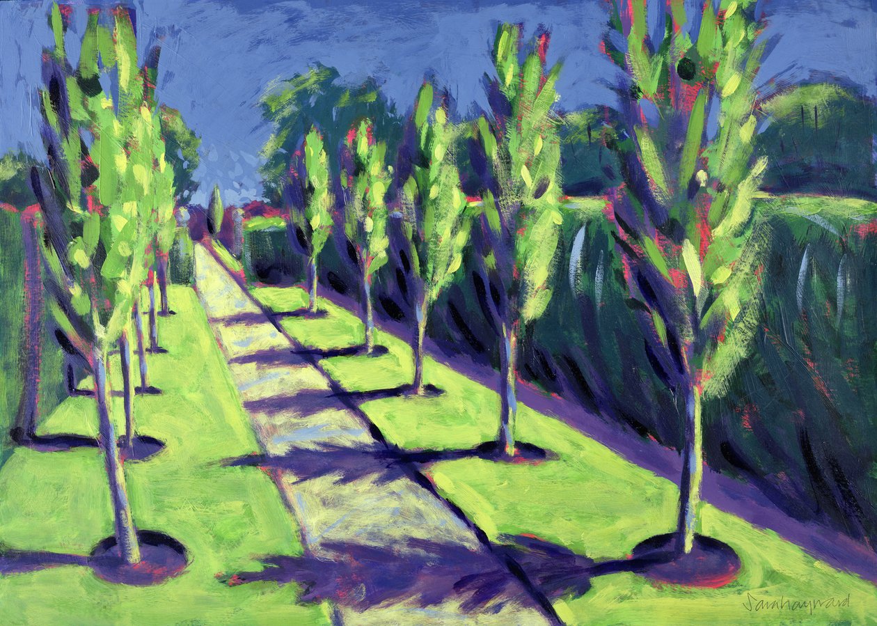 Avenue (akril a kártyán) alkotó: Sara Hayward