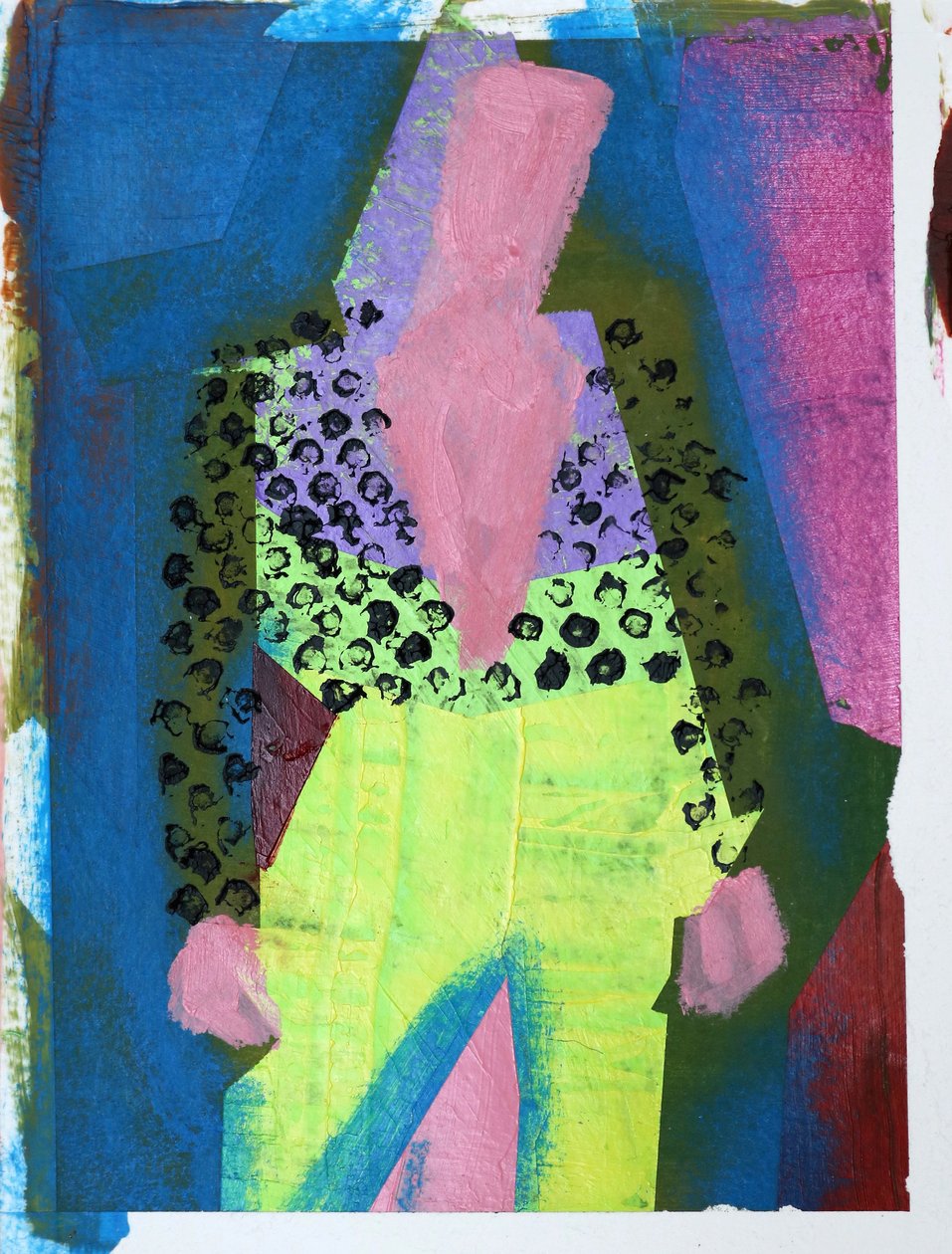 Elle #3, 2020 (akril papíron) alkotó: Sara Hayward