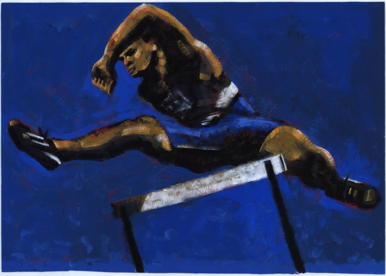 Gátfutás, 2009 (akril) alkotó: Sara Hayward