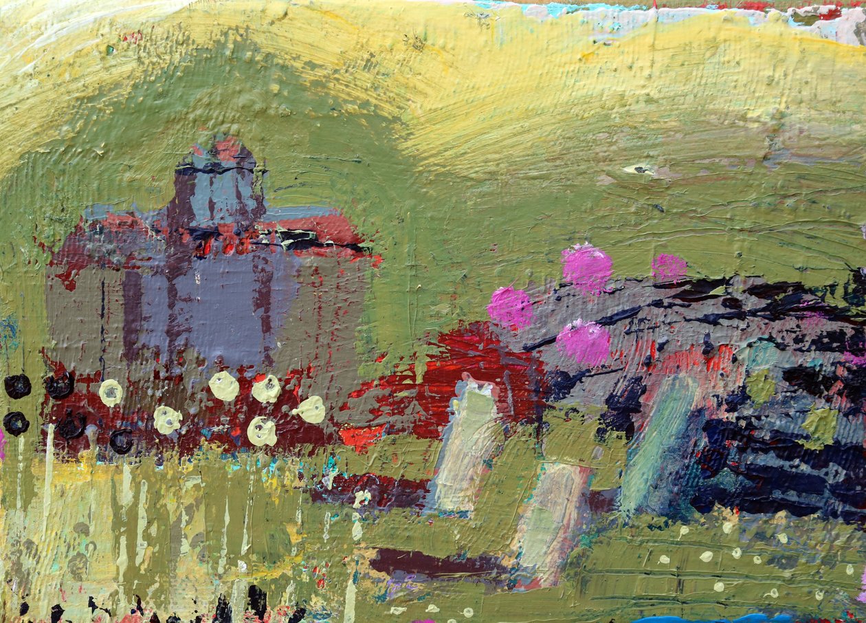 Iona táj II, 2019 (akril, vászon) alkotó: Sara Hayward