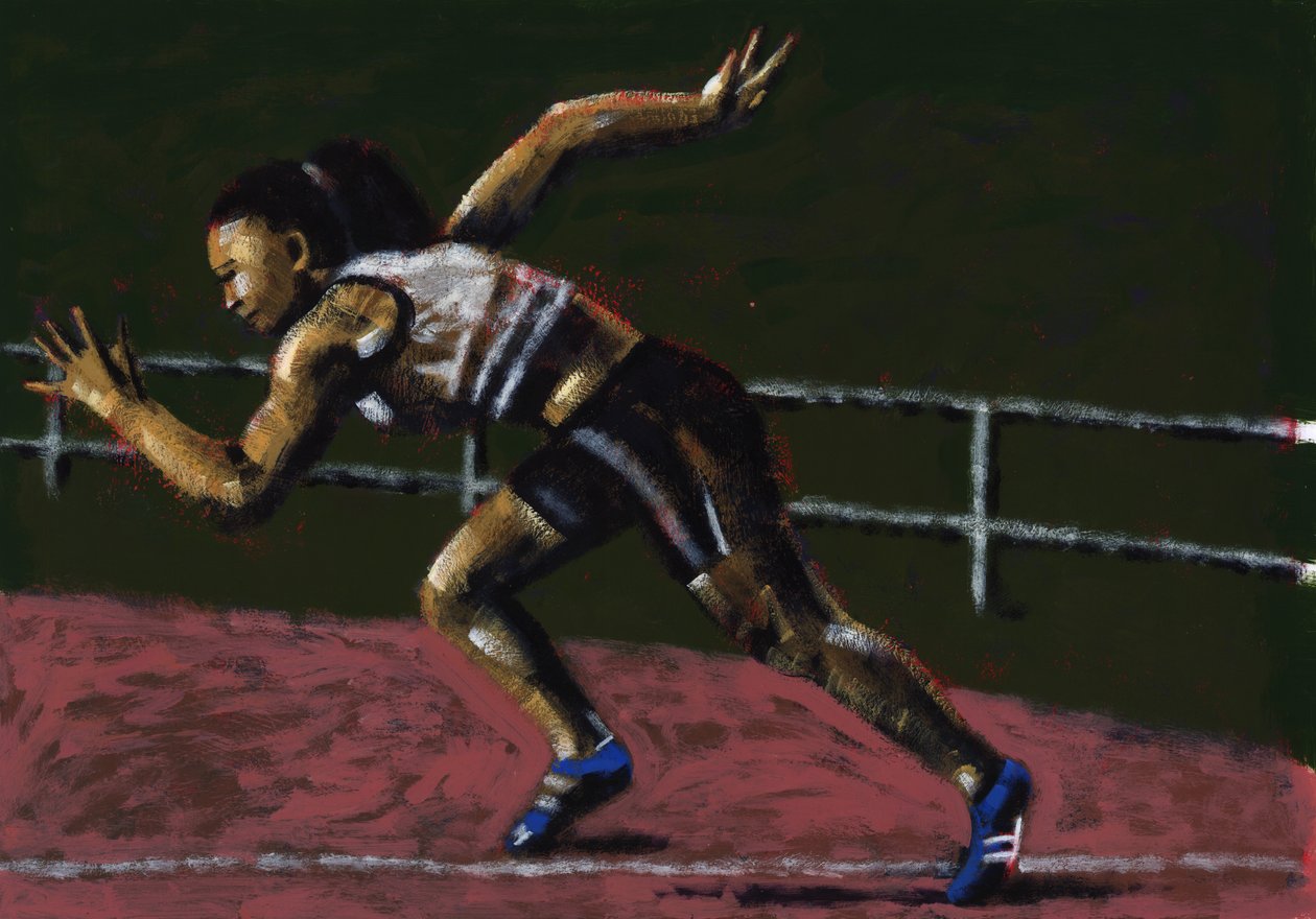 Start, 2009 (akril) alkotó: Sara Hayward
