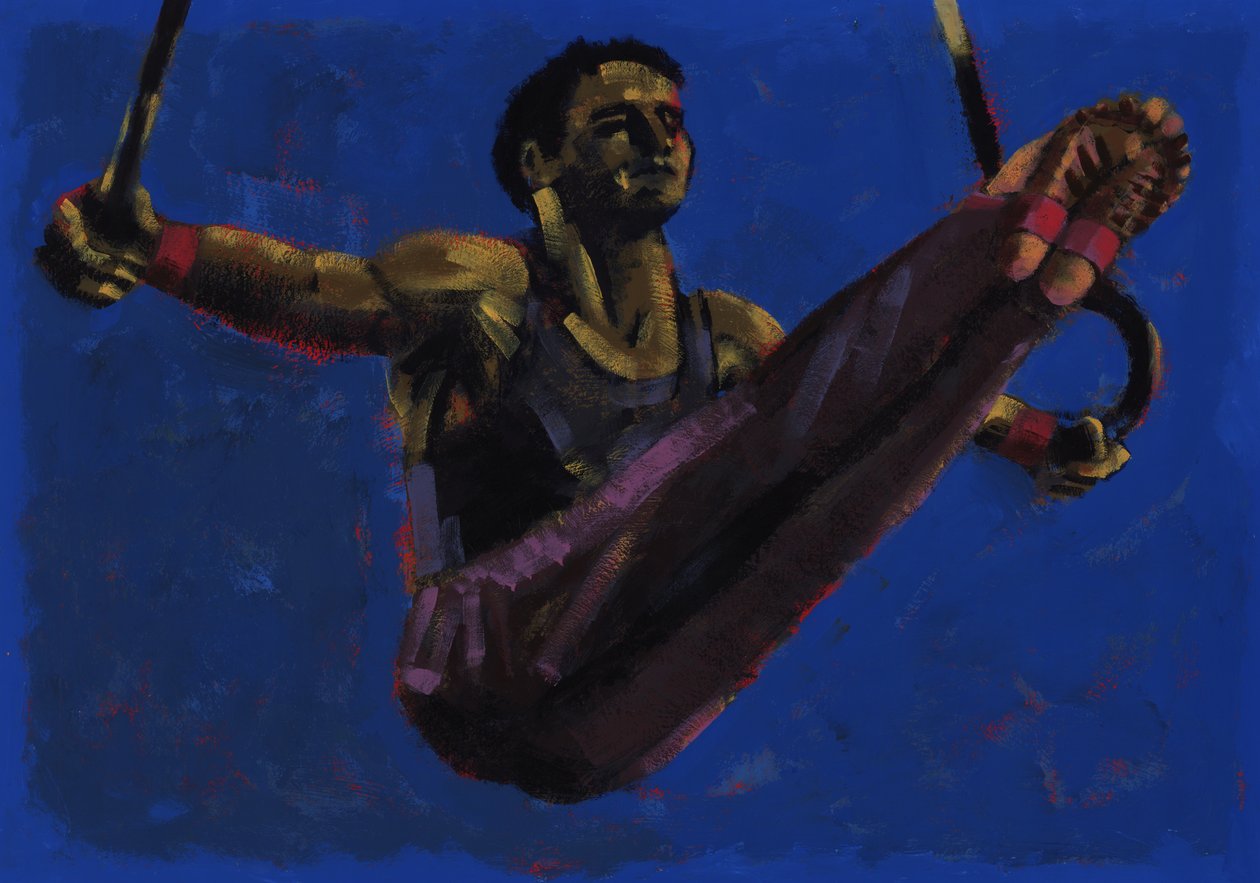 A gyűrűk, 2009 (akril) alkotó: Sara Hayward