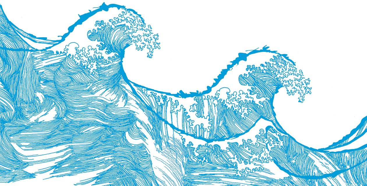 Kanagawa Wave, 2009 (Ji Gita l) alkotó: Sarah Hough