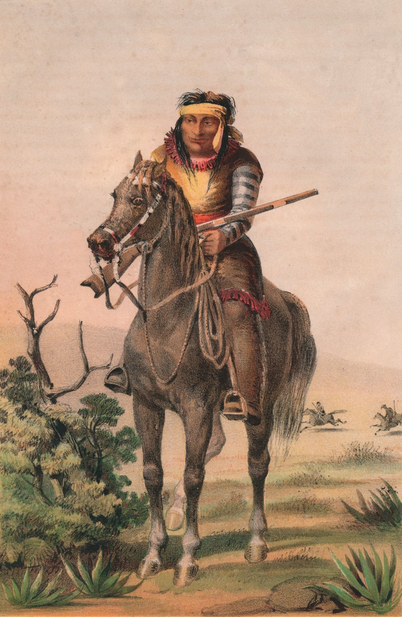 Lipán-harcos, 1857. alkotó: Sarony and Co